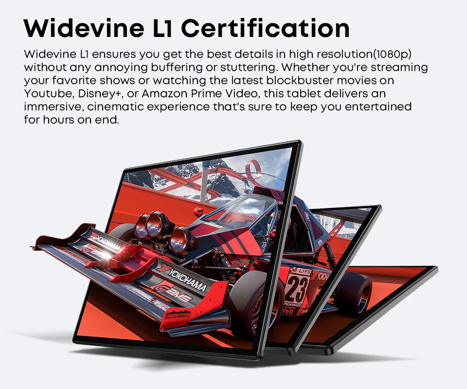 CHUWI Hi10X Pro Tablet 4G LTE Android 13 Widevine L1 10.1"