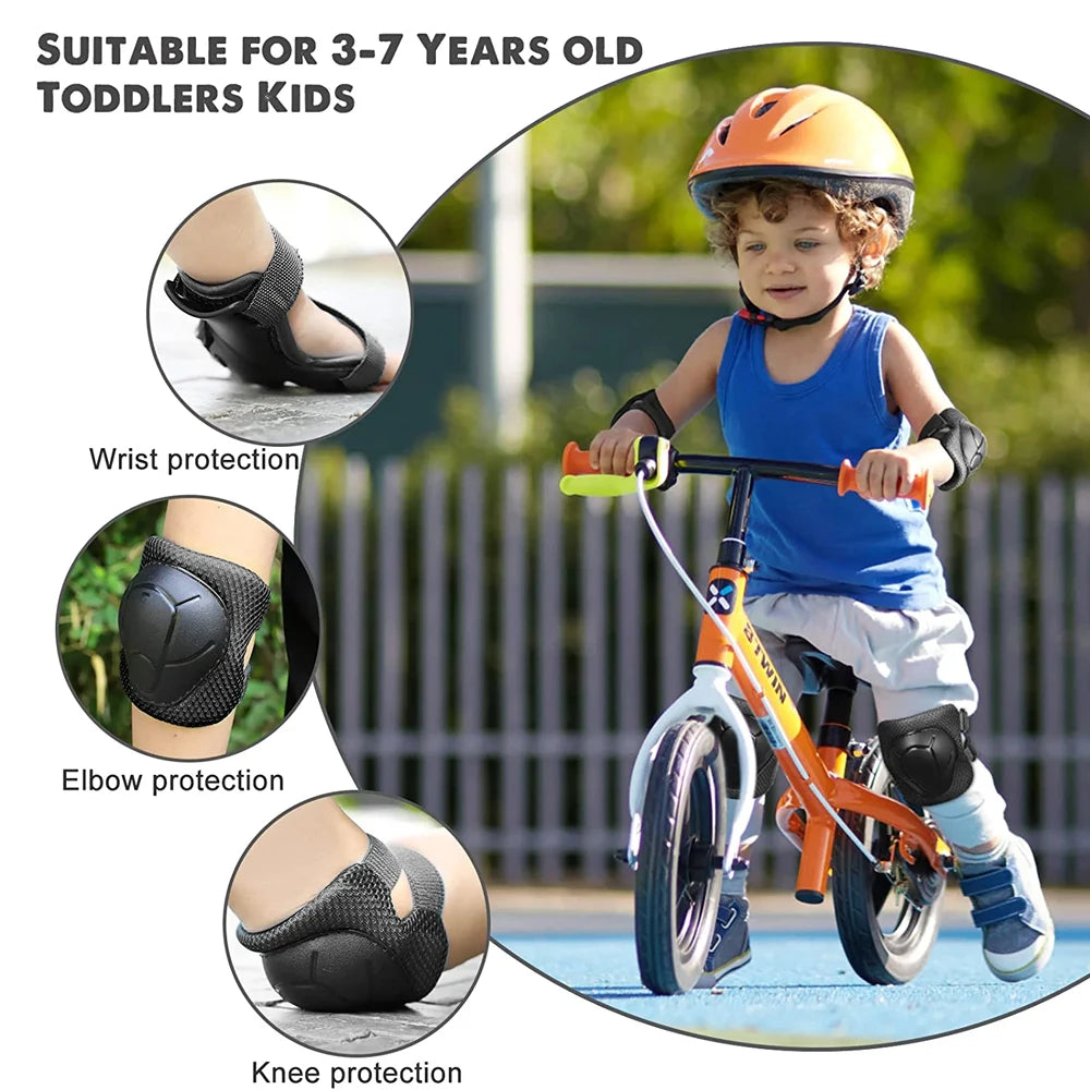 Safety Set with Wrist Guard for Skating Cycling New