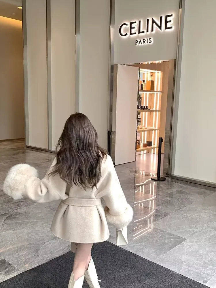 New Women's Brown Woollen