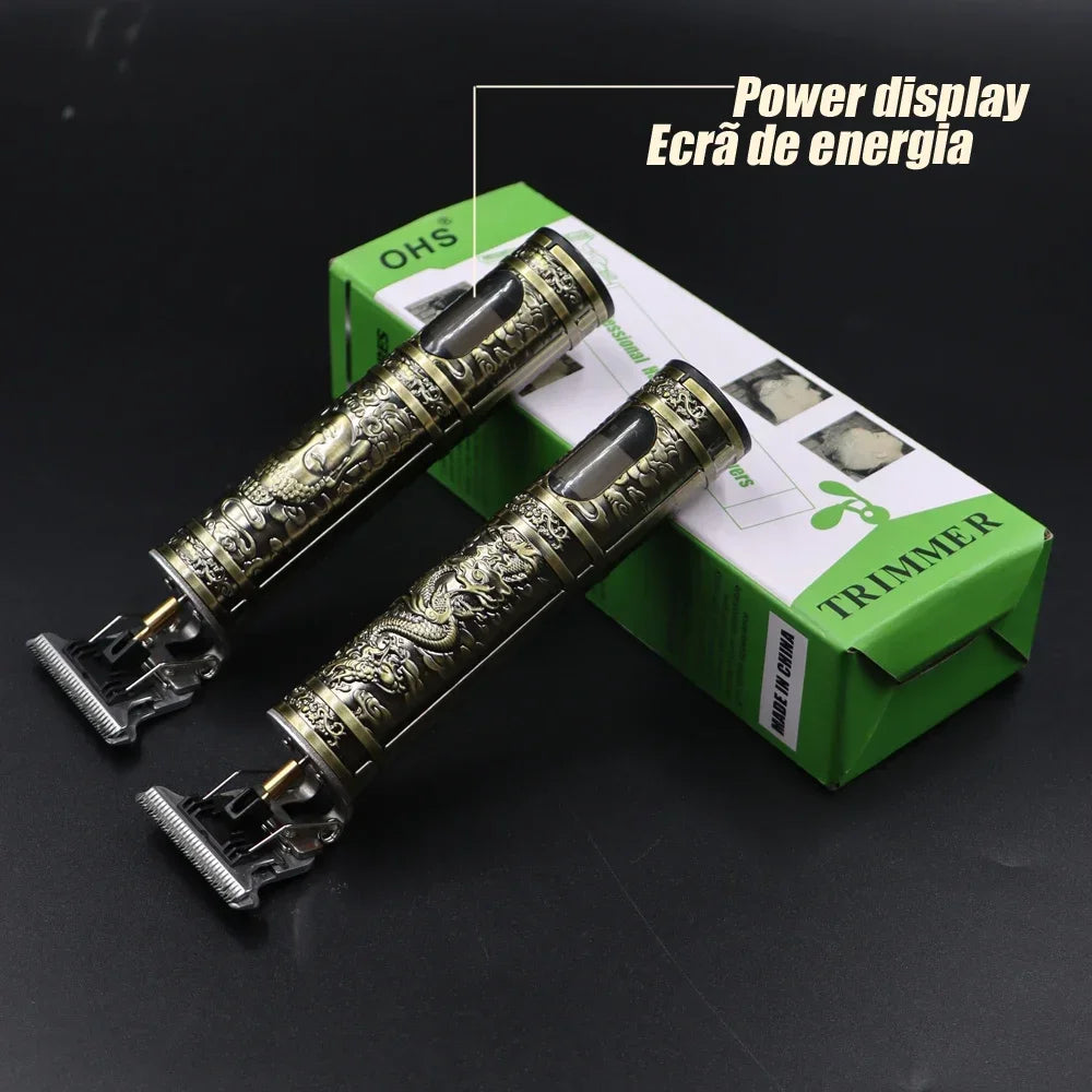 Professional Cordless Hair Clipper for Men - Waterproof Rechargeable