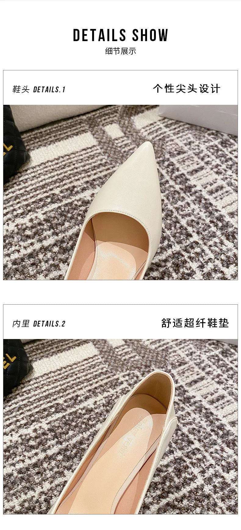 Women's Elegant Pointed-Toe Slingback Pump