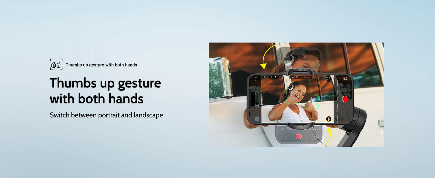 AOCHUAN Smart Phone XPro Smartphone 3 Axis Gimbal Stabilizer