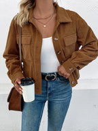 Women's Open-Front Coat | Y2K Elegant Style with Turn-Down Collar & Loose Fit