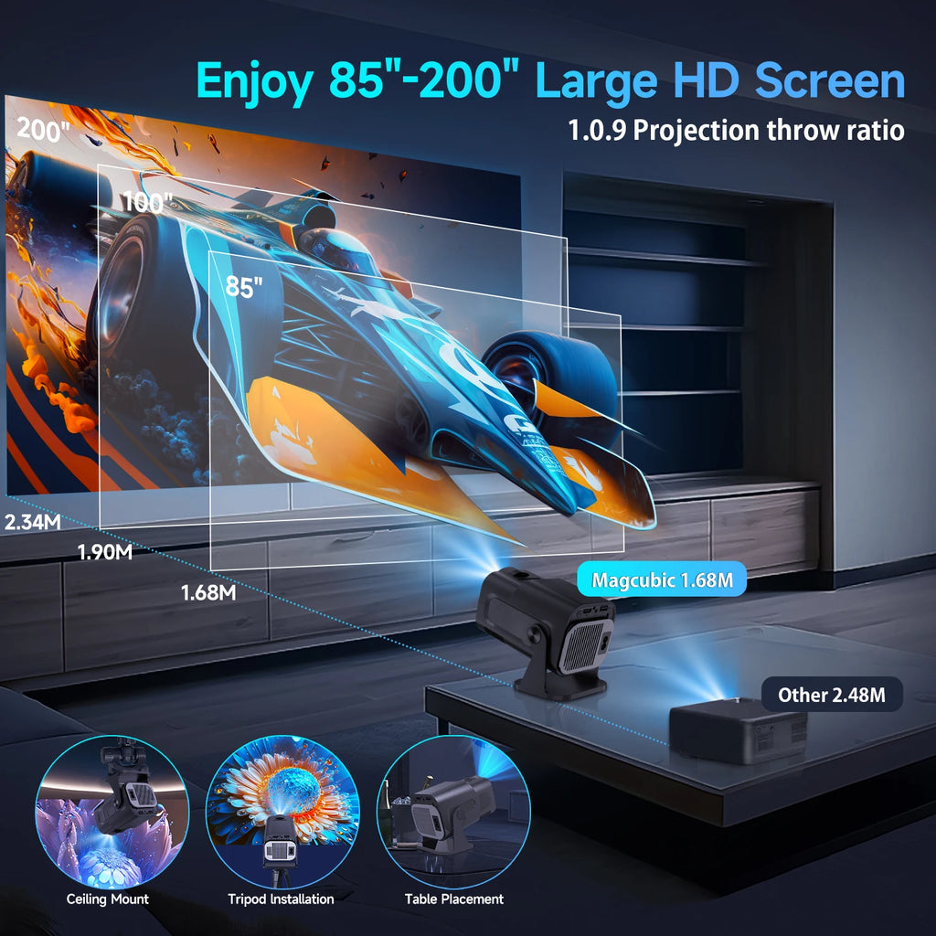 Magcubic HY320 Native 720P Android 11 Smart Projector