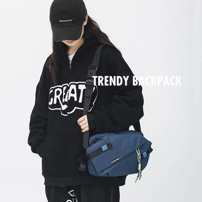 The Nomad Sling: Unisex Nylon Waist Pack