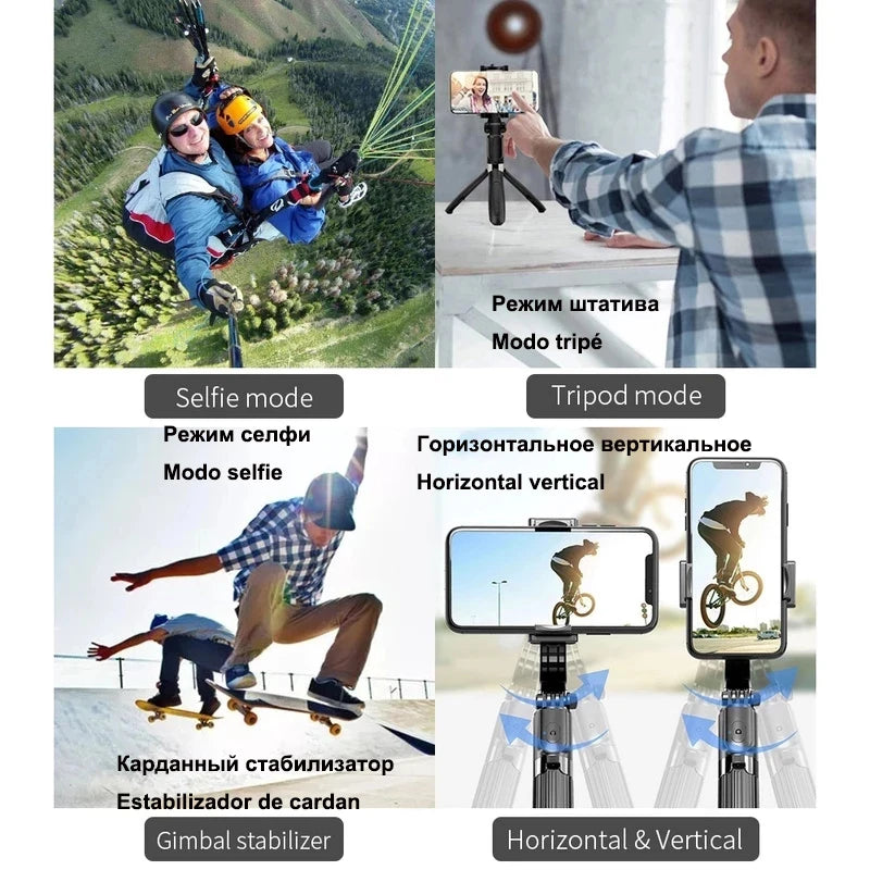 Gimbal Stabilizer For iPhone Android Cell Mobile Phone