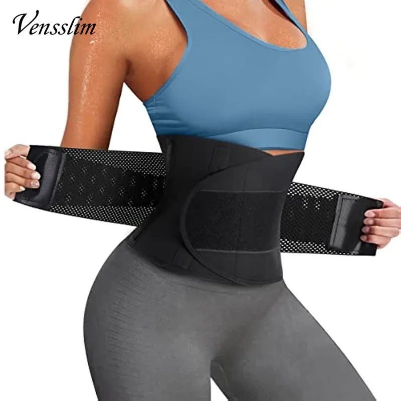 Women Sauna Sweat Abdomen Trimmer Belt Waist