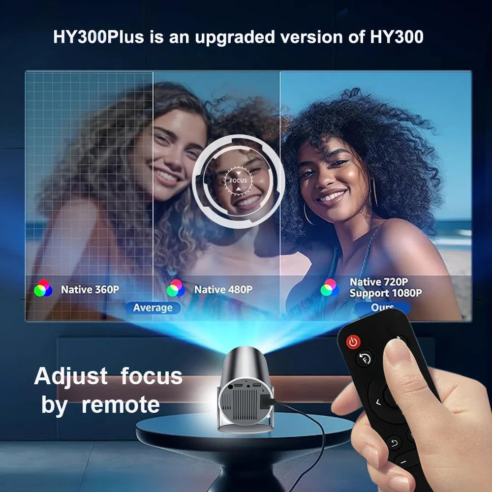 DITONG HY300 Plus HD Projector portatil 4K 1280x720P Android