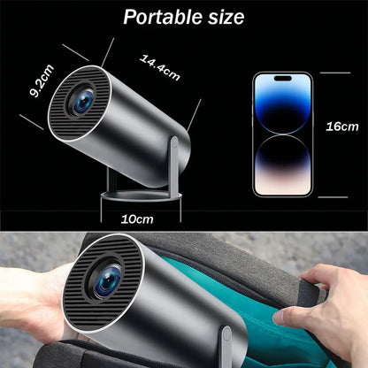 DITONG HY300 Plus HD Projector portatil 4K 1280x720P Android