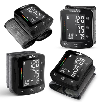 SEJOY Electronic Blood Pressure Monitor Wrist Cuff Tonometer