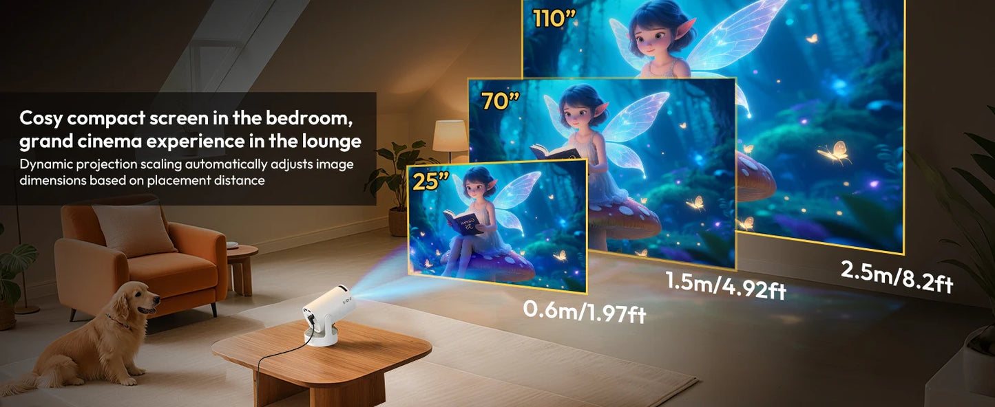 XGODY 720P Smart Projector: Your Plug-and-Play Home Cinema