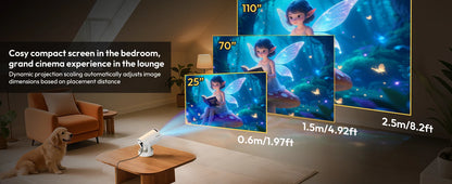 XGODY 720P Smart Projector: Your Plug-and-Play Home Cinema