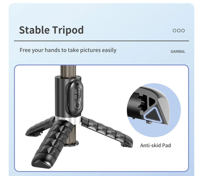 Selfie Stick Phone Gimbal Stabilizer For iPhone Android