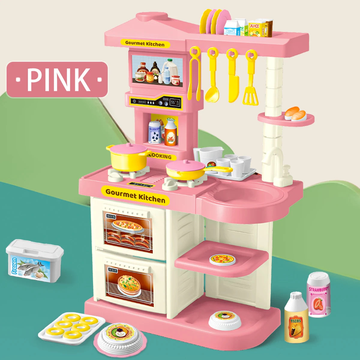 Kids Play Kitchen Accessories Playset