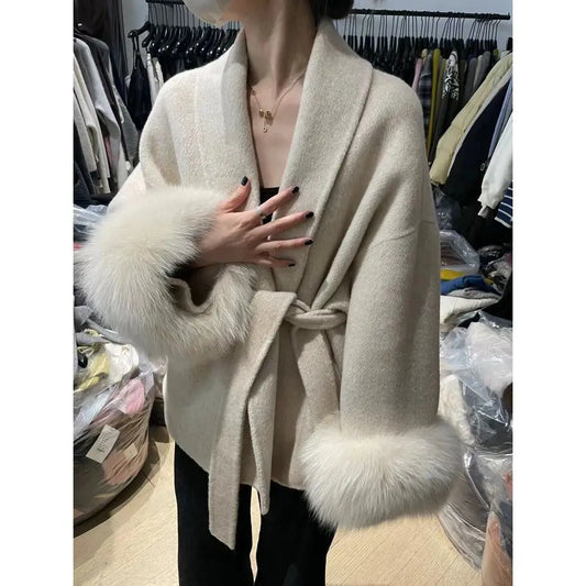 New Women's Brown Woollen