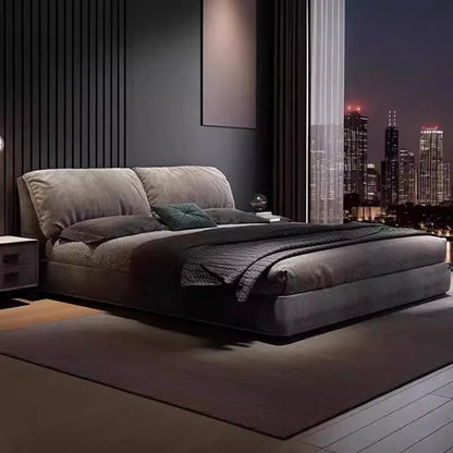 European Double Bed Minimalist Storage Aesthetic Sleeping Bed Multifunctional Nightstands Letto Matrimoniale Home Decoration