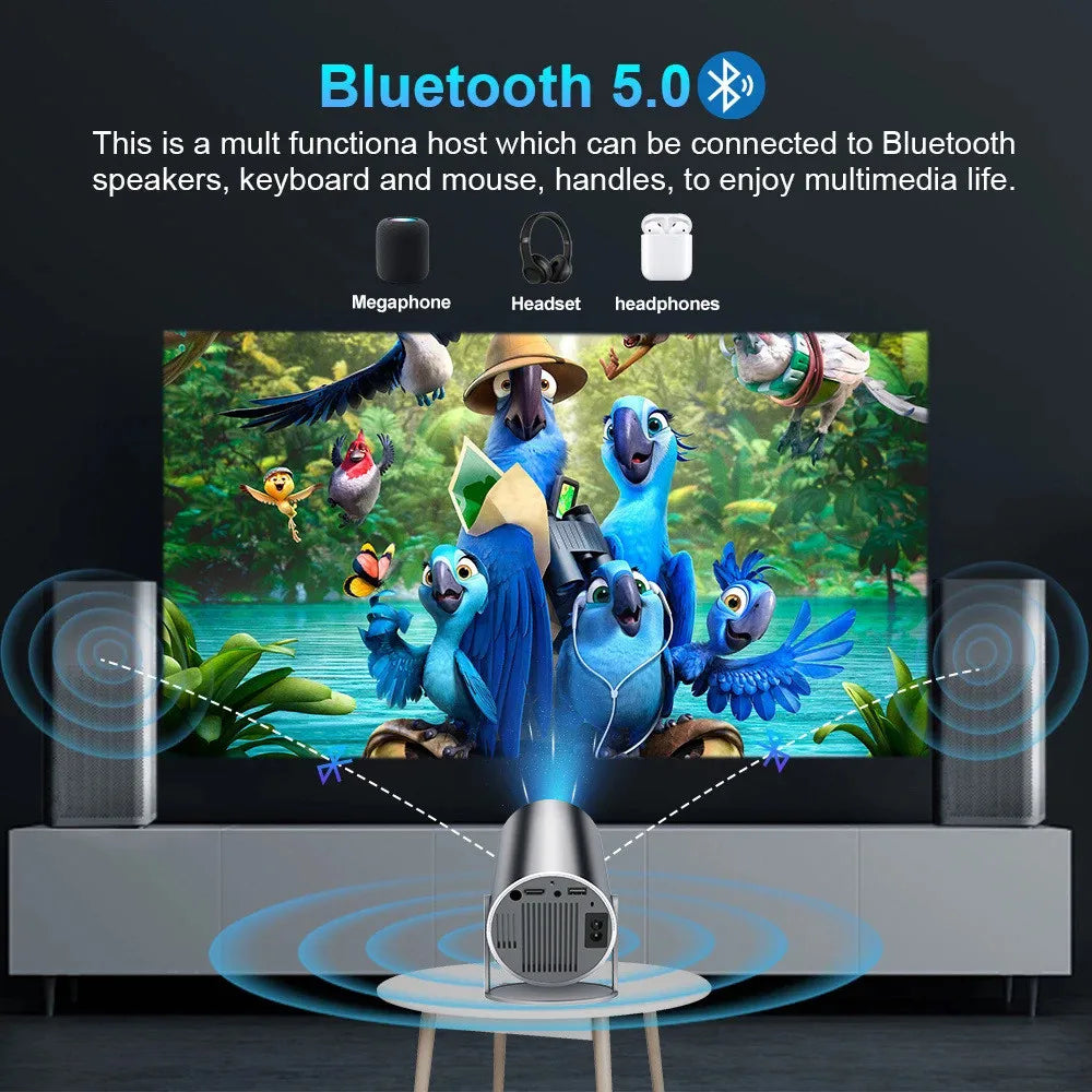 DITONG HY300 Plus HD Projector portatil 4K 1280x720P Android