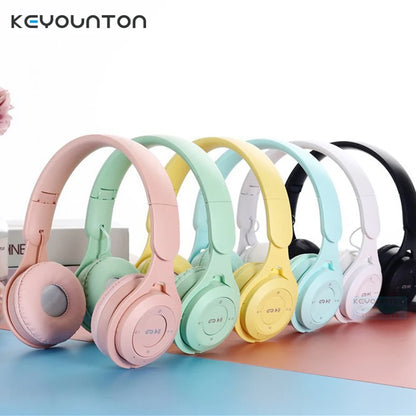 Foldable Kids Headphones - Wireless Bluetooth Over-Ear for Music & Gaming