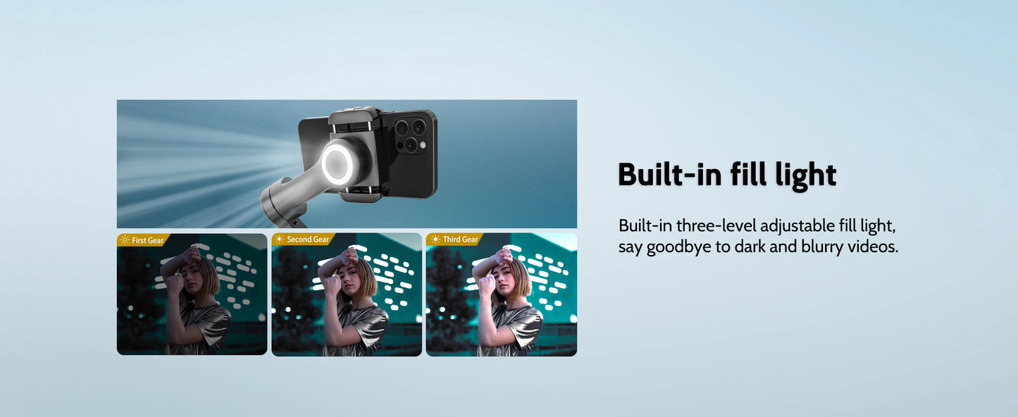 AOCHUAN Smart Phone XPro Smartphone 3 Axis Gimbal Stabilizer