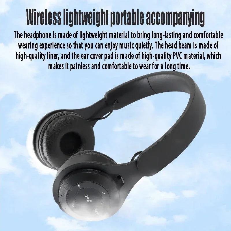 Y08 Wireless Headphones, Bluetooth 5.0 Over-Ear Sports & Gaming Headset
