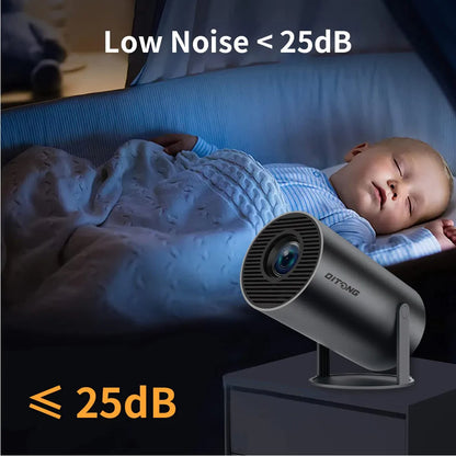 DITONG HY300 Plus HD Projector portatil 4K 1280x720P Android