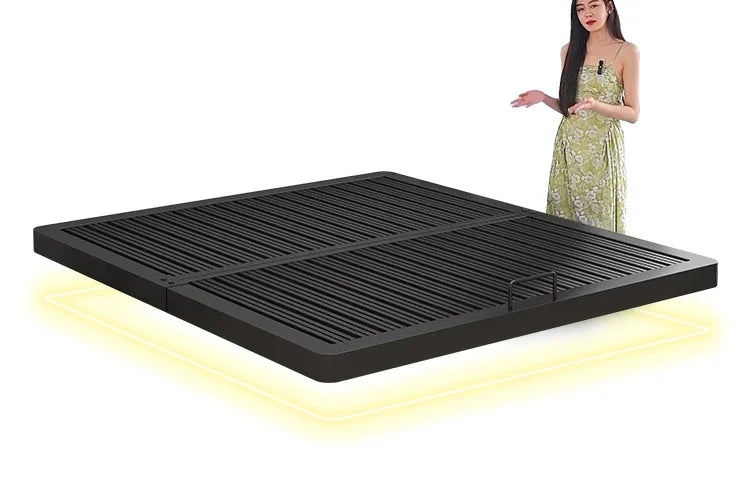 Platform Floating Metal Frame Bed