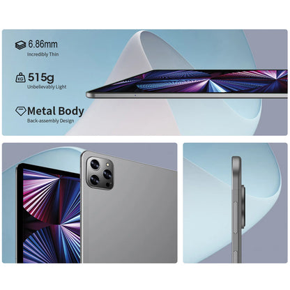 P37 Global Version 10.1 Inch Tablets Octa Core Android 11, 4GB+64GB,