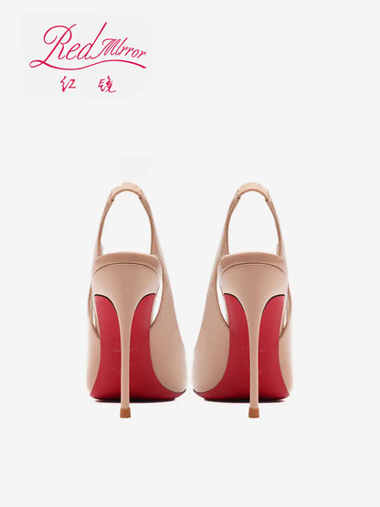 Heels Red Shiny Bottoms sexy Pointed