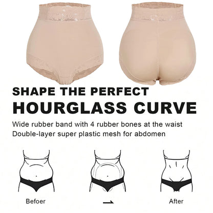 High-Waist Shaping  Tummy Butt Lift Control Shorts
