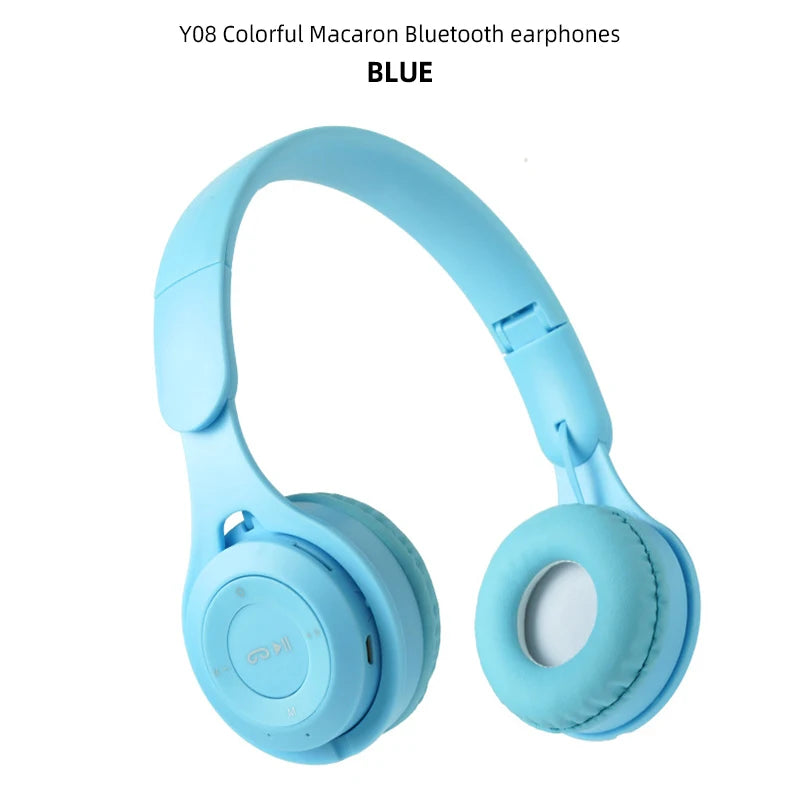 Foldable Kids Headphones - Wireless Bluetooth Over-Ear for Music & Gaming