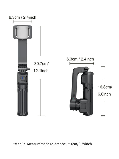 Selfie Stick Foldable Wireless Tripod Gimbal