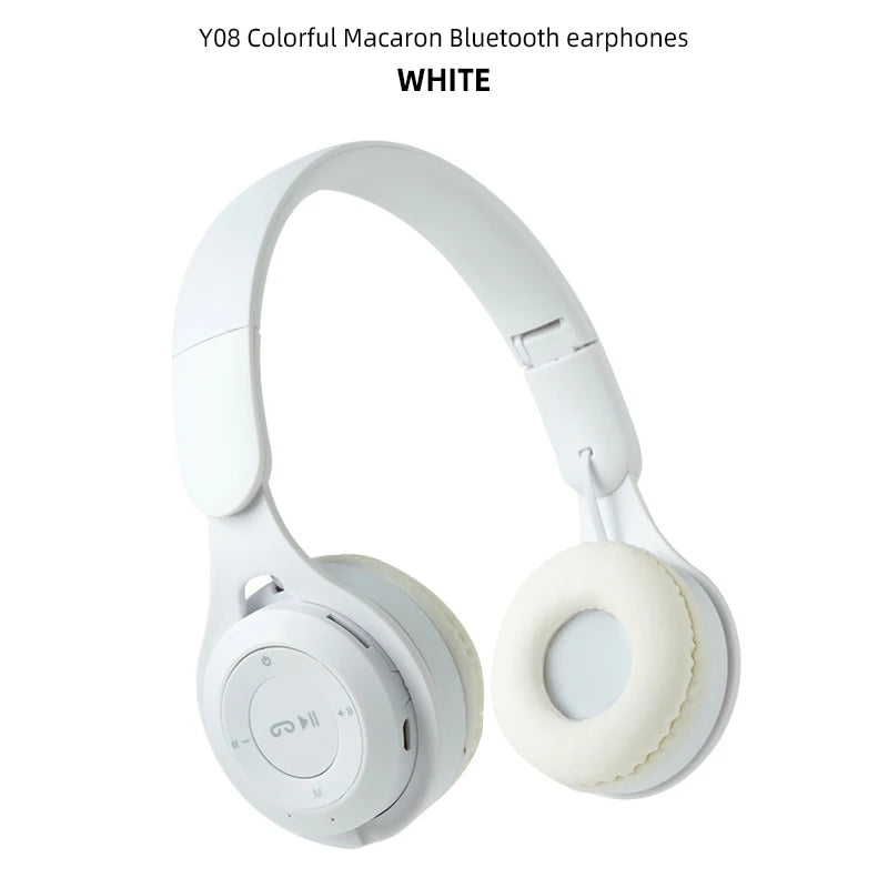 Foldable Kids Headphones - Wireless Bluetooth Over-Ear for Music & Gaming