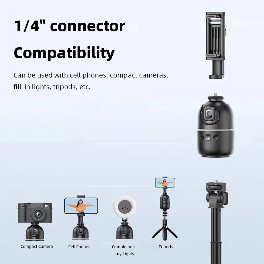 Auto Face Tracking Tripod 360° Rotation Auto Tracking Phone Holder