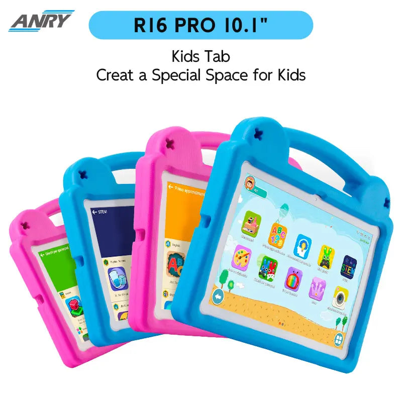 ANRY 2025 Kids Tablet Android 15 10.1 Inch A523 2.0GHZ 8GB