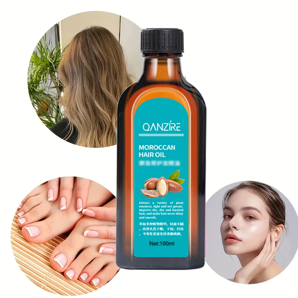 Hair Care Essential Oil Prevents Dry And Splits