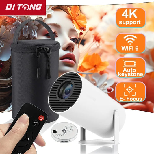 DITONG HY300 Plus Projector Android 4K 1280*720P Dual Wifi