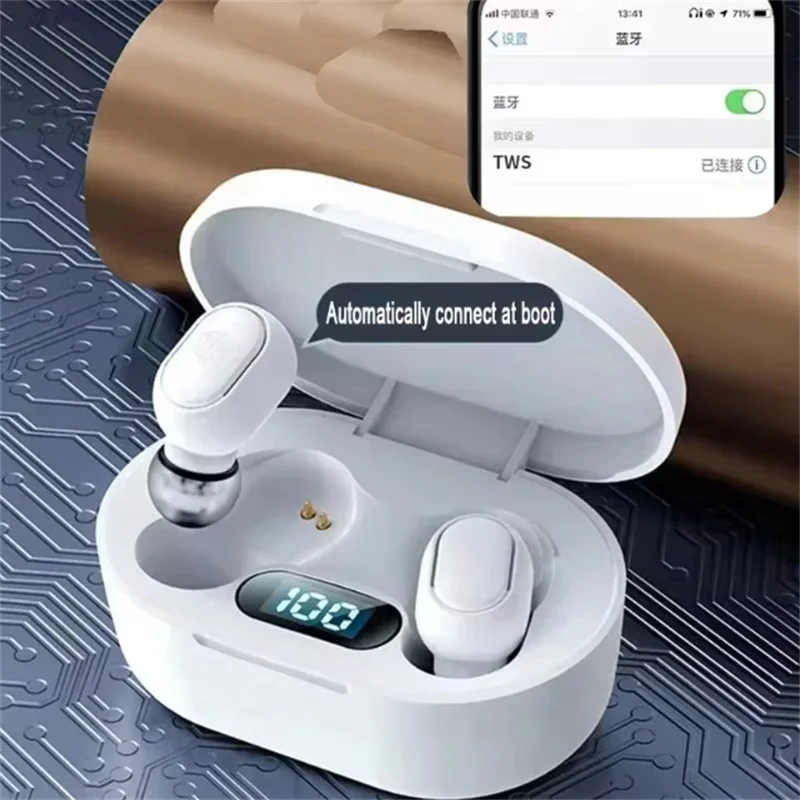 E7S TWS Earbuds: LED Display & All-Day Battery