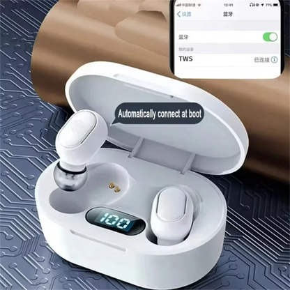 E7S TWS Earbuds: LED Display & All-Day Battery