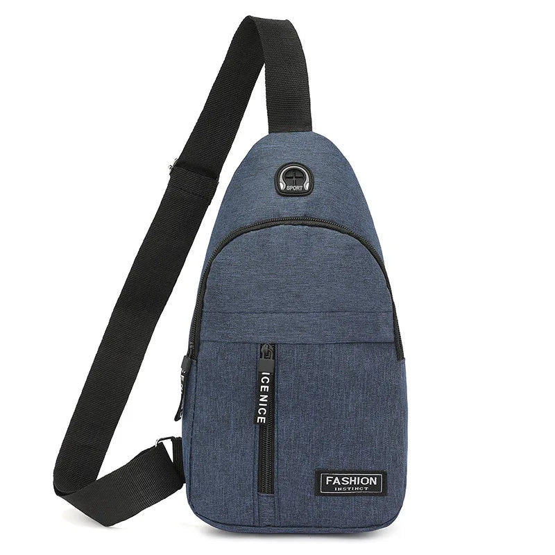 Men's Oxford Cloth Crossbody Bag