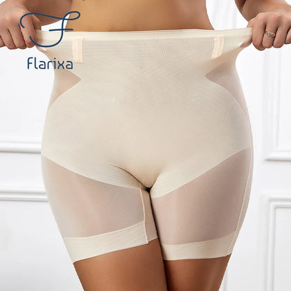 Flarixa Seamless High Waist Shorts Panties For Women