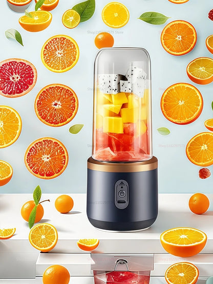 Compact Handheld Blender with 1000ml BPA-Free Cup, USB Rechargeable