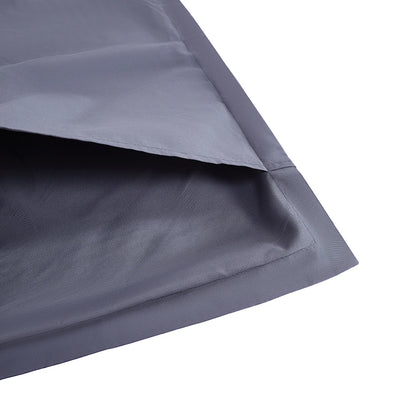 Lifeideas Linen-Style Sheet Set - 4-Piece, Silver-Grey, Easy-Care Polyester Blend