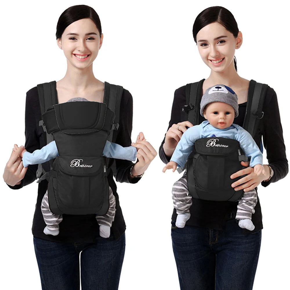 4-in-1 Ergonomic Baby Carrier | Newborn to Toddler Sling & Backpack