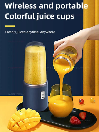 Compact Handheld Blender with 1000ml BPA-Free Cup, USB Rechargeable