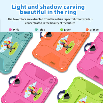 Cartoon Pattern Kids Tablet 7 Inch Quad Core 4GB RAM 64GB ROM Android