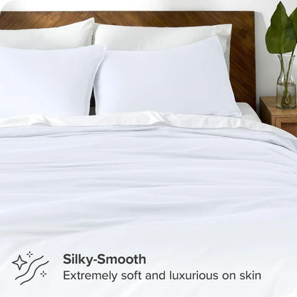 Lyocell Bamboo Bedding Set: Single Duvet Cover & Pillowcases