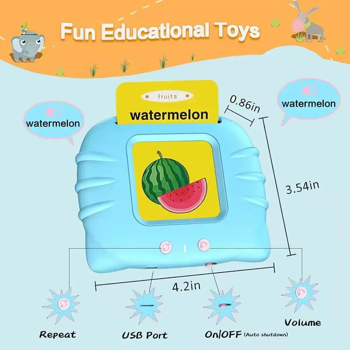 Kids Learn English Toys Early Intelligent Education