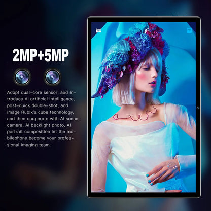 P37 Global Version 10.1 Inch Tablets Octa Core Android 11, 4GB+64GB,