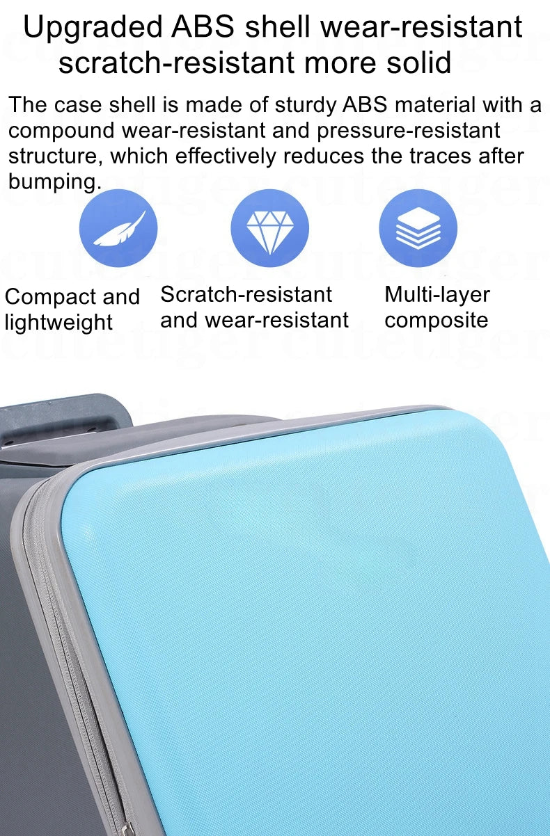 Can boarding suitcase Can sit and ride children's trolley bags lazy slip walker children's travel