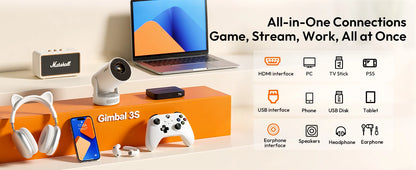 XGODY 720P Smart Projector: Your Plug-and-Play Home Cinema